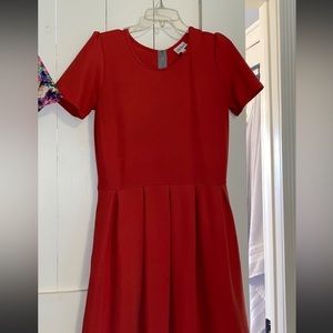 Red Amelia Lula roe dress size large